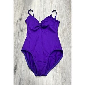 Vintage Violet Purple Sweet Heart Neckline Motionwear One Piece Dance Wear M
